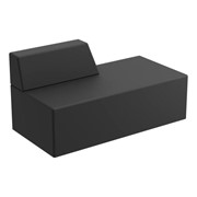 Modern Half-Back Soft Seating Sofa - Right Back