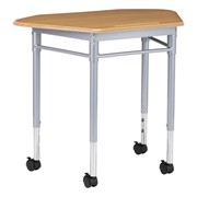 Hex Collaborative Desk w/ Solid Plastic Top
