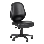 Thick-Padded PU Upholstered Task Chair