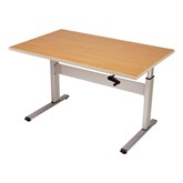 Computer Workstation w/ Hand Crank Adjustment