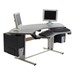 Bi-Level Console Table w/ Power Adjustment