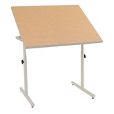 Knob-Adjusted Wheelchair Accessible Table