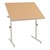 Knob-Adjusted Wheelchair Accessible Desk – Tilt Adjustment Tabletop