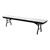 Folding Cafeteria Bench Seat w/ Plywood Core