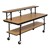 Double-Tier Mobile Folding Buffet Table