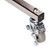 Mobile Convertible Bench Cafeteria Table - Locking casters shown
