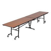 Rectangle Mobile Cafeteria Table