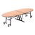 Elliptical Mobile Cafeteria Table