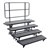 Mobile E-Z Riser w/ Back Rail - Four Levels
