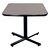 Square Pedestal Cafe Table