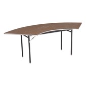 Serpentine Folding Banquet Table w/ Aluminum Edge
