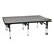 Adjustable-Height Portable Stage w/ Carpet Deck