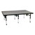 Adjustable-Height Portable Stage w/ Carpet Deck