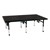 Adjustable-Height Portable Stage w/ Polypropylene Deck