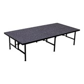 Fixed-Height Portable Stage w/ Carpet Deck