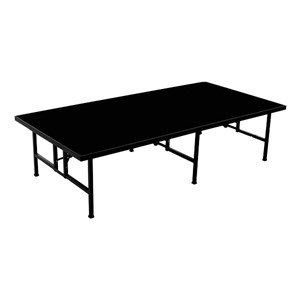 Fixed-Height Portable Stage w/ Polypropylene Deck