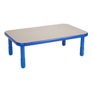 Rectangle BaseLine Table - Royal Blue