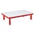 Rectangle BaseLine Table - Candy Apple Red