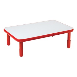 Rectangle BaseLine Table - Candy Apple Red
