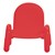 BaseLine Chair (5" Seat Height) - Candy Apple Red