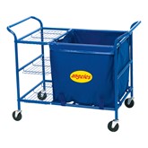 Ball Cart w/ Storage Bin & Shelf 