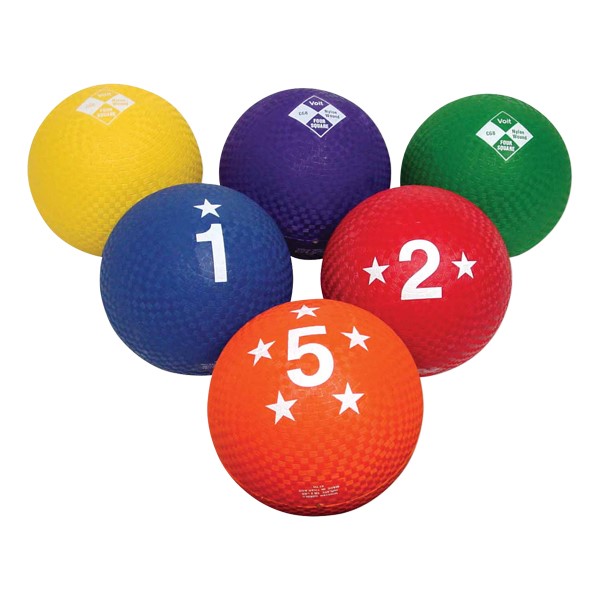 Voit Four-Square Utility Ball Set - Set of Six