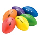 Voit Tuff Coated Foam Football Set - Set of Six