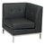 Wall Street Series Modular Corner Chair - Black