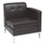 Wall Street Series Modular Right Arm Chair - Espresso