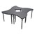 Large Shapes Desk w/o Book Box - Multiple desks shown
