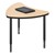 Chevron Collaborative Student Desk - Maple