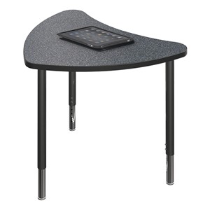 Chevron Collaborative Student Desk - Graphite Nebula