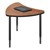 Chevron Collaborative Student Desk - Cherry