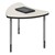 Chevron Collaborative Student Desk - Gray Mesh