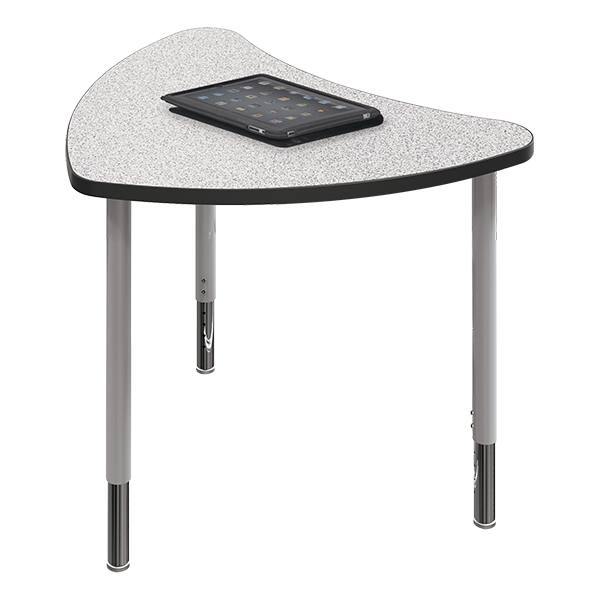 Chevron Collaborative Student Desk - Gray Nebula