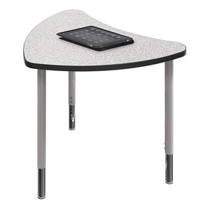 Chevron Collaborative Student Desk - Gray Nebula