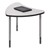 Chevron Collaborative Student Desk - Gray Nebula