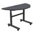 Sit-to-Stand Flipper Training Table - Half Round (24" W x 48" L) - Graphite nebula