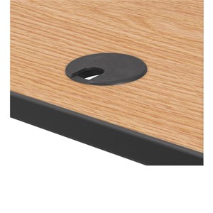 Sit-to-Stand Flipper Training Table - Half Round (24" W x 48" L) - Grommet detail