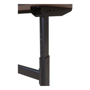 Sit-to-Stand Flipper Training Table - Half Round (24" W x 48" L) - Adjustable leg detail