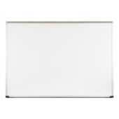 Porcelain Steel Magnetic Dry Erase Board w/ Aluminum Frame & Map Rail