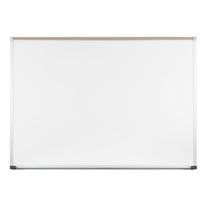 Porcelain Steel Magnetic Dry Erase Board w/ Aluminum Frame & Map Rail
