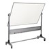 Platinum Series Double-Sided Laminate Markerboard w/ Aluminum Frame
