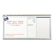 Horizontal Sliding Dry Erase Board w/ Two Panels