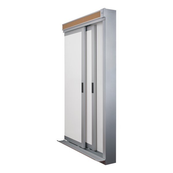 Horizontal Sliding Dry Erase Board w/ Two Panels