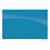 Visionary Colors Magnetic Glass Dry Erase Markerboard - Blue