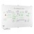 Visionary Glossy White Glass Magnetic Whiterboard