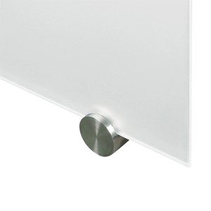 Visionary Glossy White Glass Magnetic Whiteboard