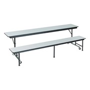 AdapTable Mobile Convertible Bench Cafeteria Table