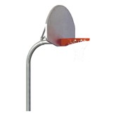 Heavy-Duty Playground Basketball Hoop w/ Backboard